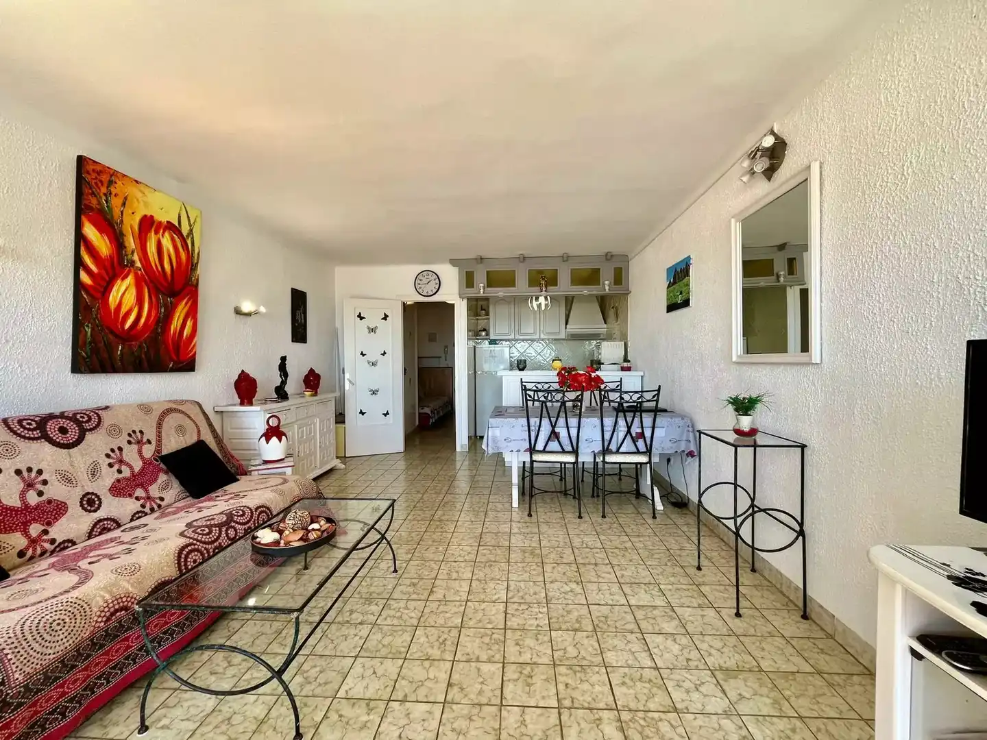 Wohnzimmer von Wohnungen zum Verkauf in Castelló d'Empúries mit Klimaanlage, Heizung und Terrasse