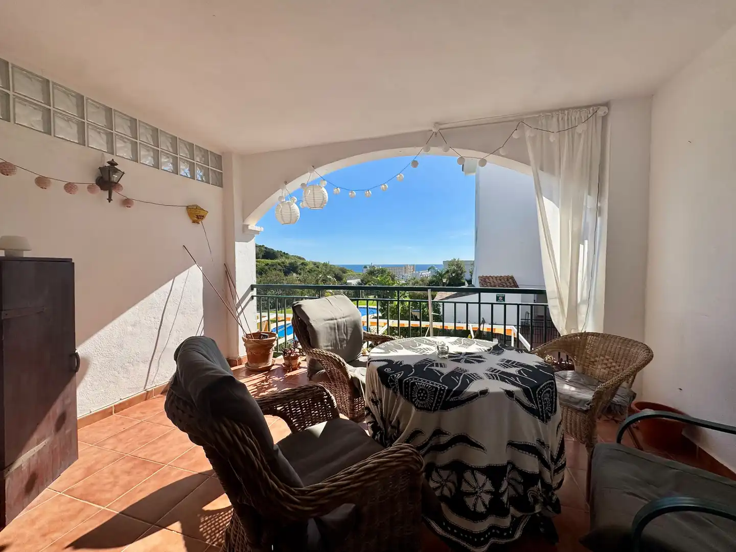 Terrassa de Apartament en venda en Benalmádena amb Aire condicionat, Terrassa i Moblat