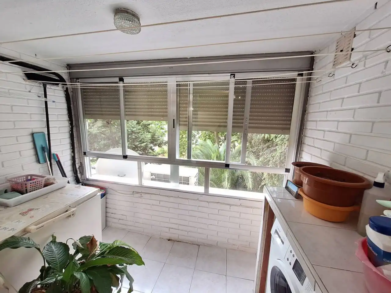 Balcony of Flat for sale in Fuenlabrada  with Air Conditioner, Heating and Parquet flooring