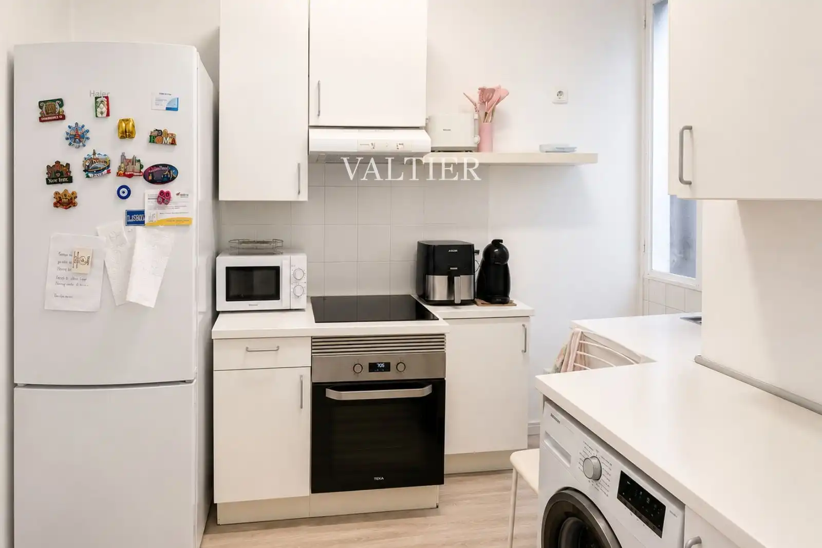 Cocina de Piso de alquiler en Madrid con Amueblado