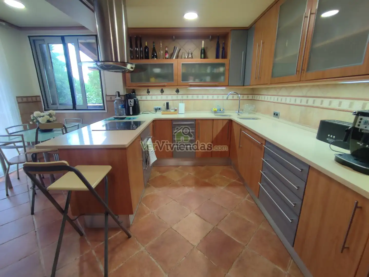 Kitchen of Houses for sale in Vallirana, Barcelona