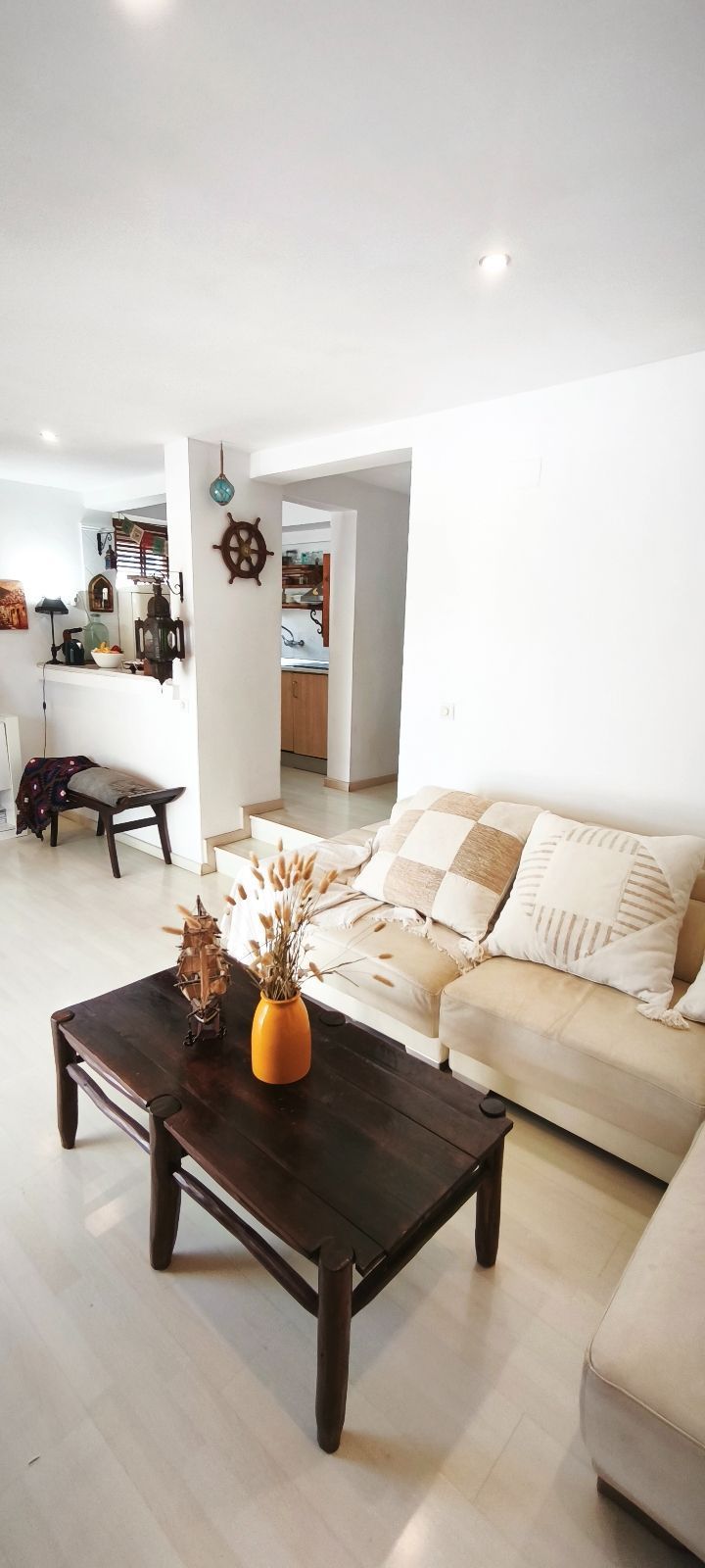 Living room of Duplex for sale in Santa Eulària des Riu  with Air Conditioner, Private garden and Terrace