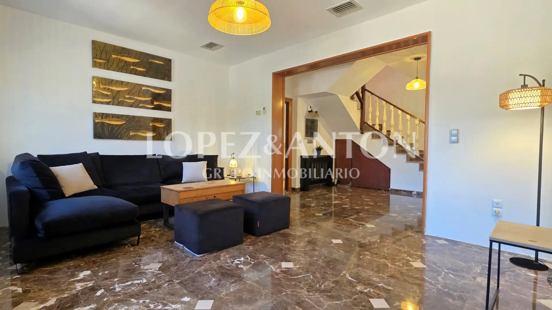 Wohnzimmer von Haus oder Chalet zum Verkauf in L'Eliana mit Klimaanlage, Heizung und Privatgarten