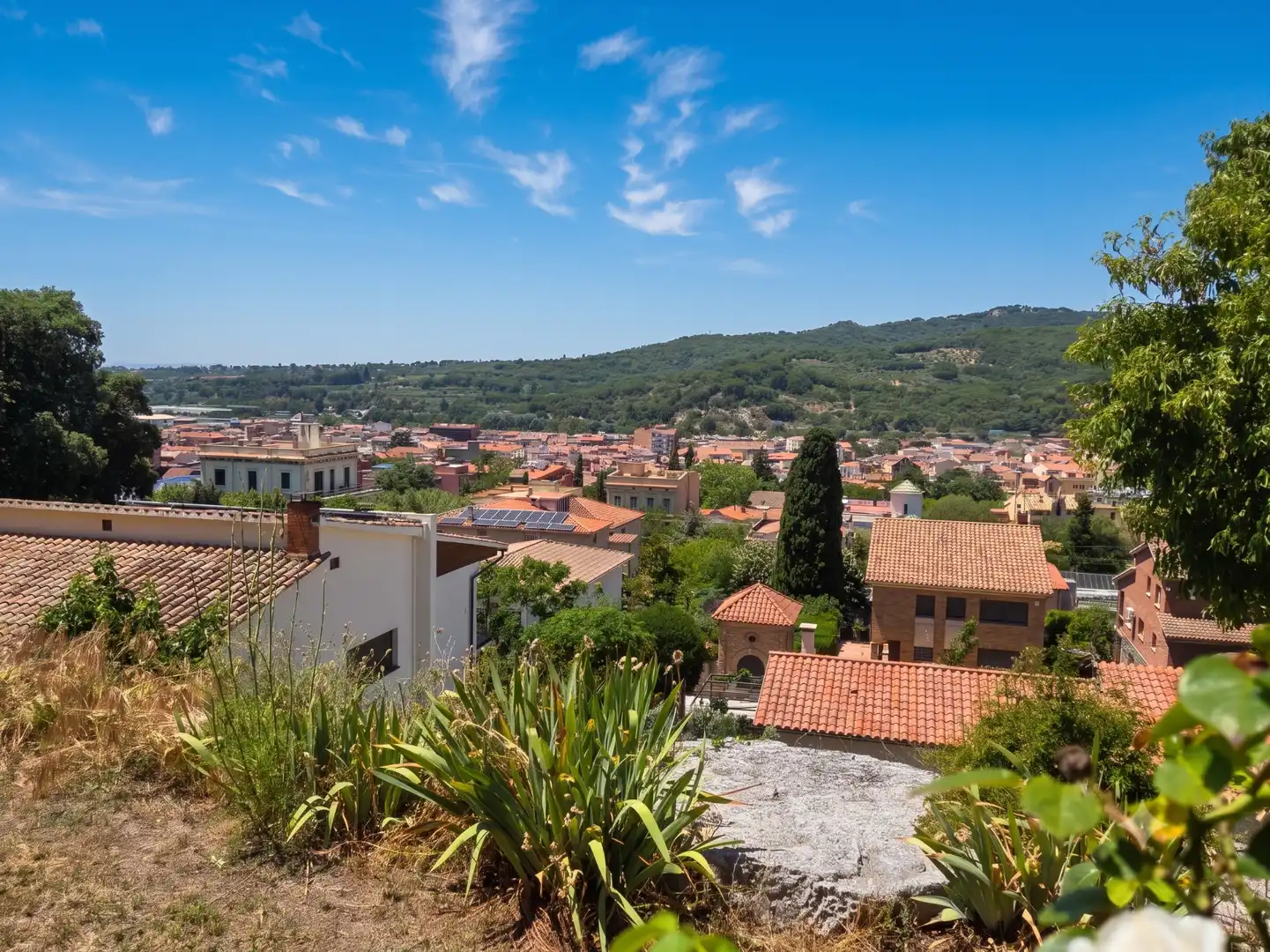 Vista exterior de Casa o xalet en venda en La Garriga amb Jardí privat i Terrassa