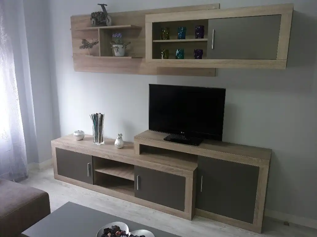 Living room of Apartments for rent in Gijón   with Heating, Furnished and Internet