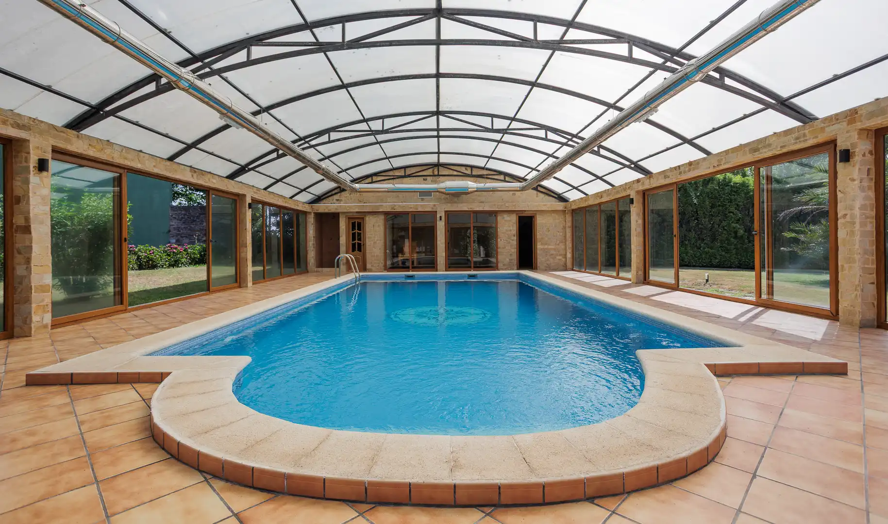 Piscina de Finca rústica en venta en Cospeito con Piscina