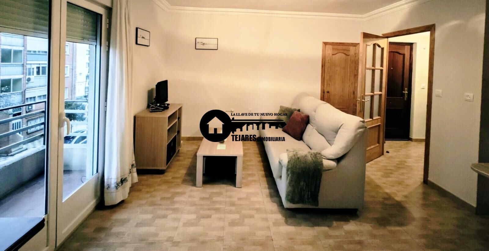 Sala de estar de Piso de alquiler en  Albacete Capital con Calefacción y Balcón