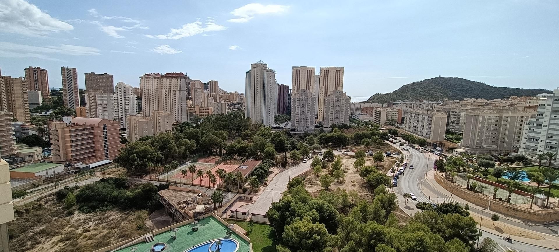 Exterior view of Flat for sale in Villajoyosa / La Vila Joiosa  with Air Conditioner, Private garden and Terrace