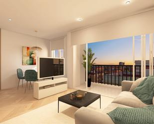 Sala d'estar de Apartament en venda en Málaga Capital amb Aire condicionat, Terrassa i Balcó