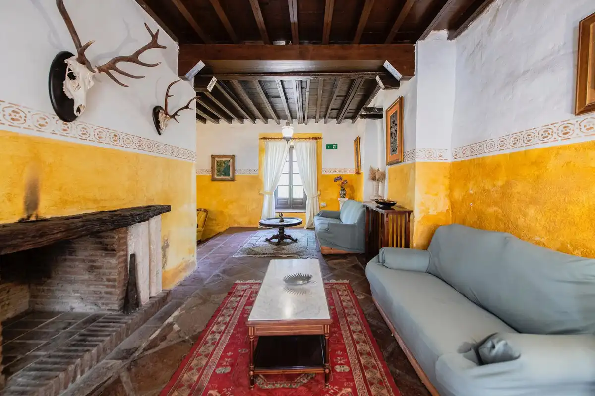 Sala d'estar de Finca rústica en venda en Málaga