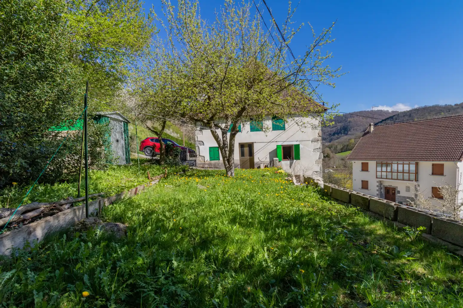 Vista exterior de Casa adosada en venta en Orbaitzeta con Calefacción, Jardín privado y Balcón