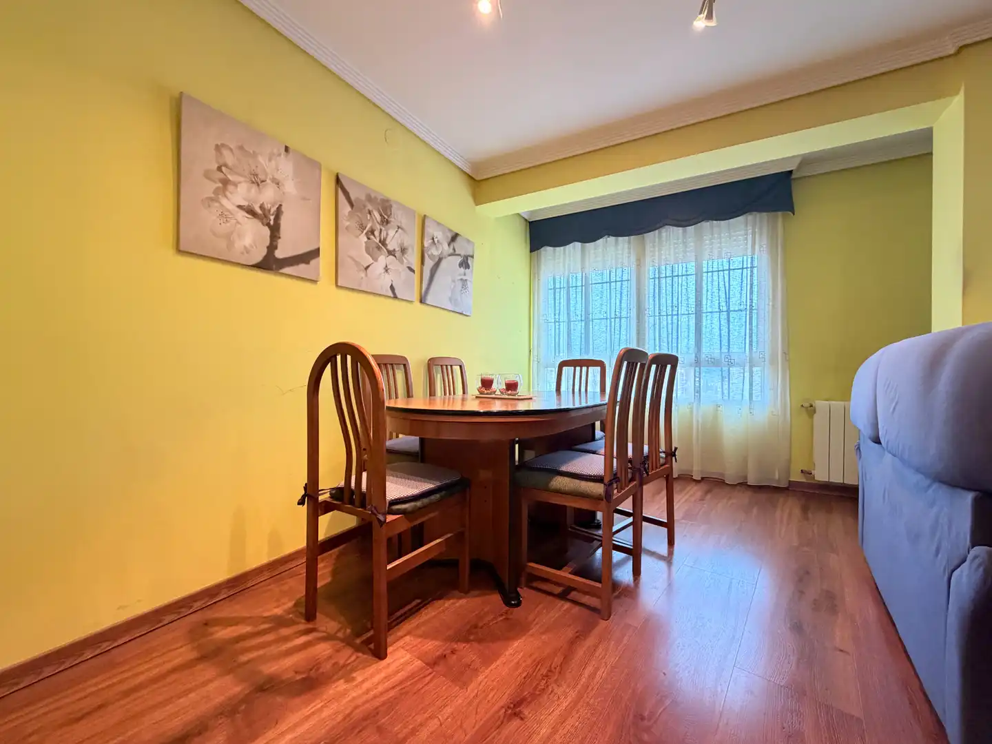 Comedor de Piso en venta en Castellón de la Plana / Castelló de la Plana con Aire acondicionado, Calefacción y Parquet