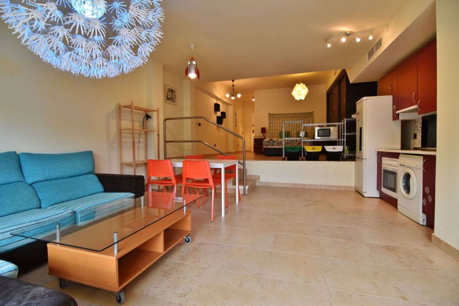 Sala d'estar de Apartament en venda en Vícar amb Aire condicionat, Calefacció i Terrassa