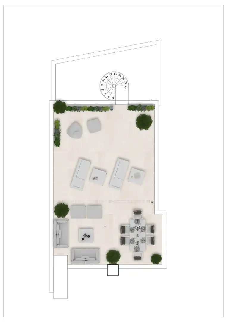 Garden of Apartments for sale in Estepona  with Air Conditioner, Heating and Terrace