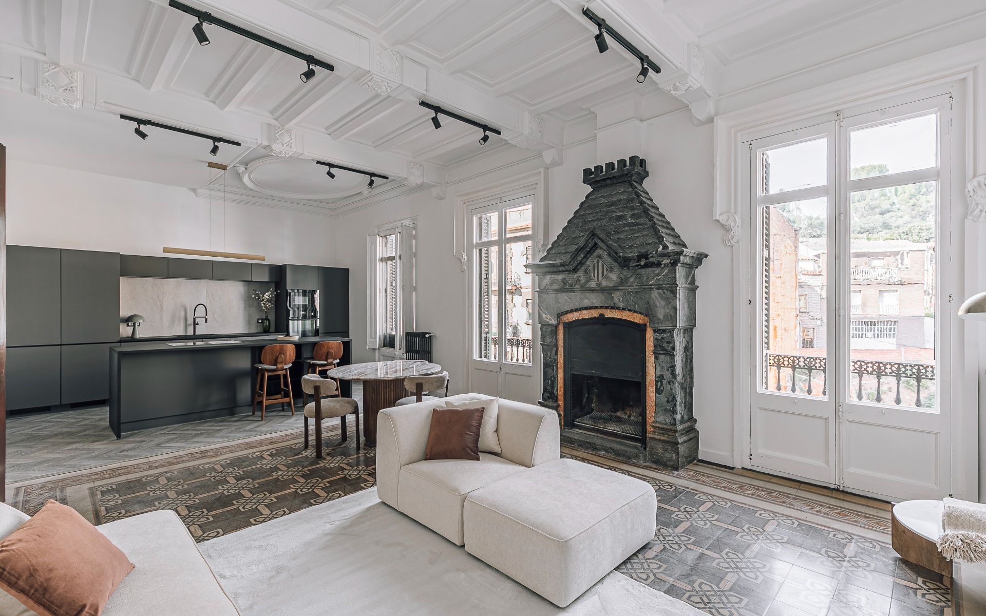 Living room of Flat for sale in Manresa  with Air Conditioner, Heating and Terrace