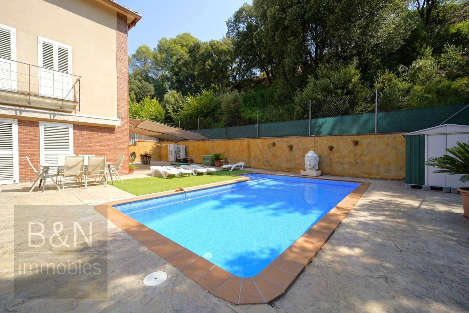 Swimming pool of House or chalet for sale in Vacarisses  with Air Conditioner, Heating and Terrace
