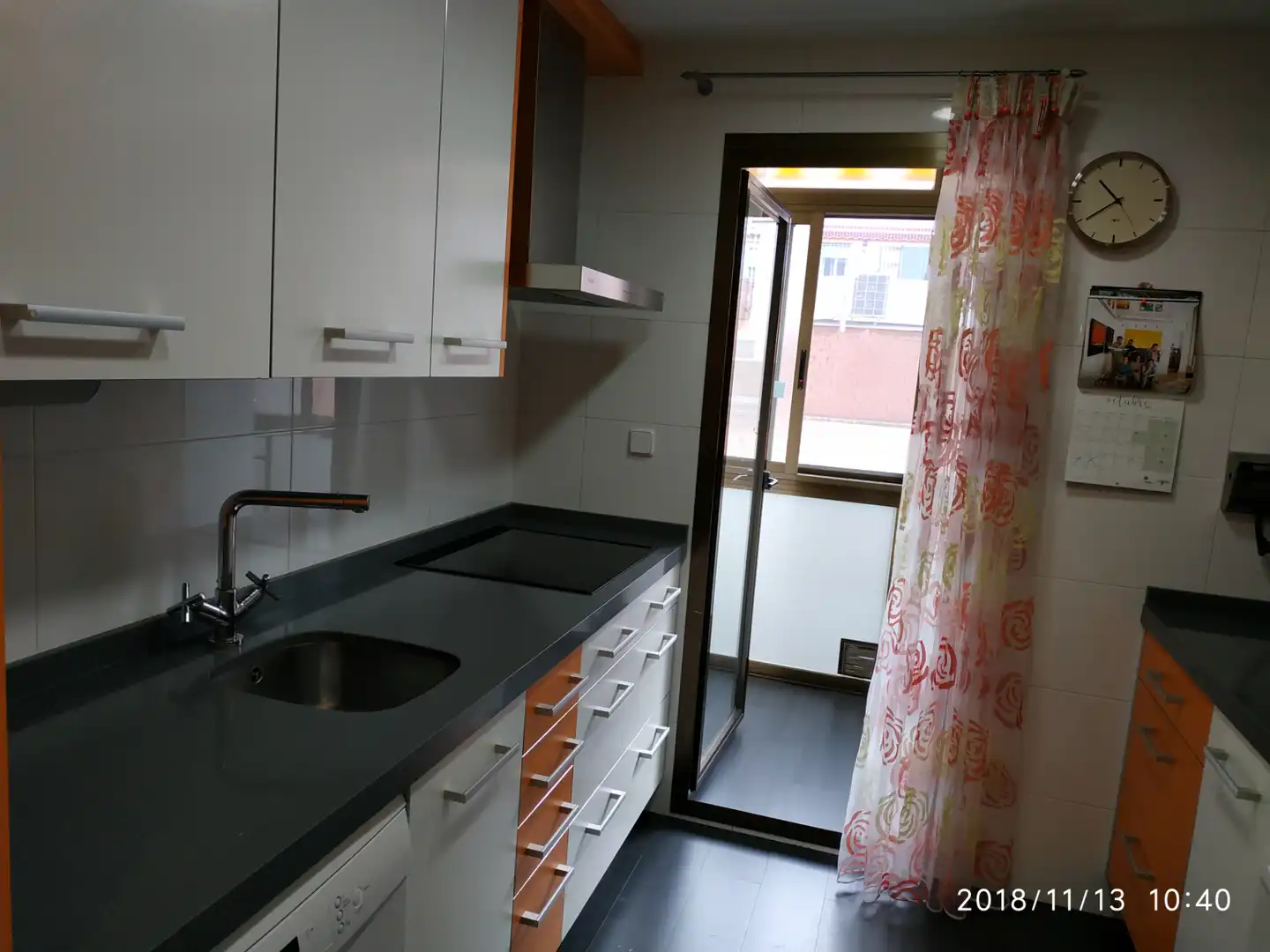 Küche von Wohnung zur Miete in Madrid mit Klimaanlage, Heizung und Parkett