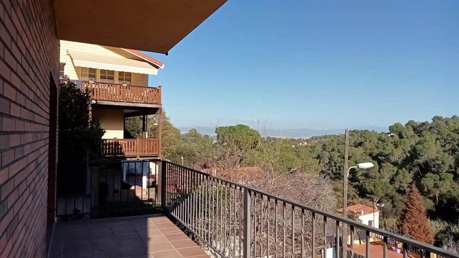 Balcony of Houses for rent in Sant Cugat del Vallès  with Air Conditioner, Heating and Parquet flooring