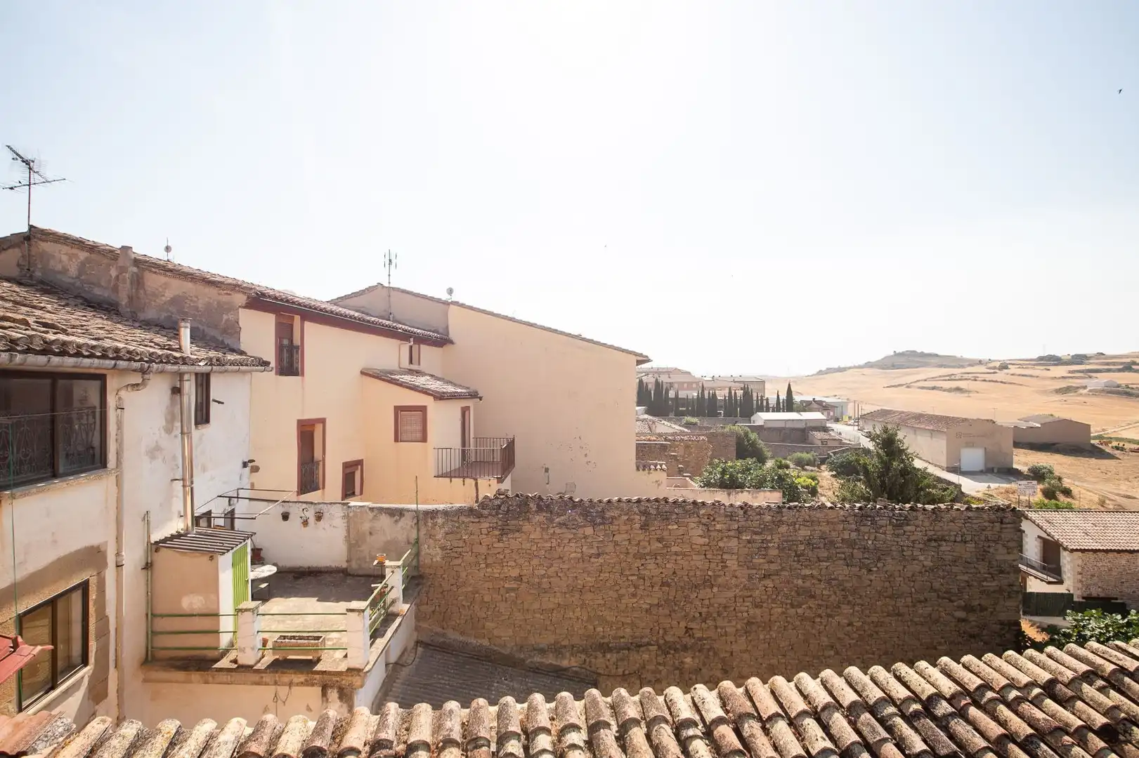 Vista exterior de Casa o chalet en venta en Mendigorria con Terraza