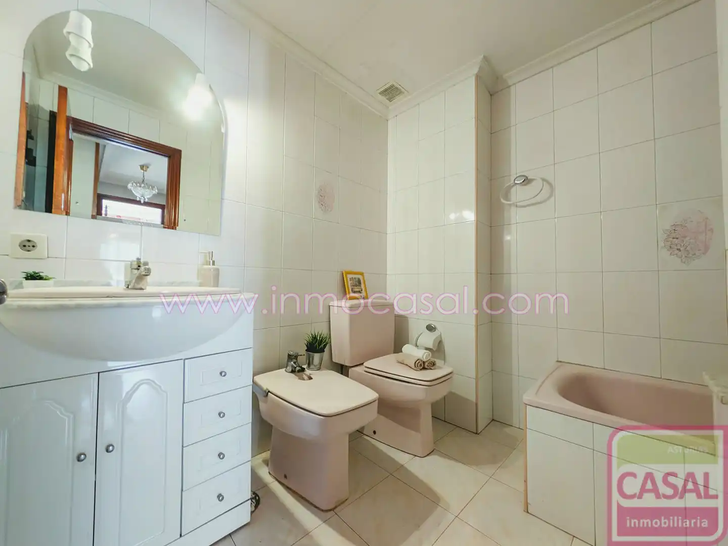 Bathroom of Flat for sale in Mieres (Asturias)  with Heating, Terrace and Furnished