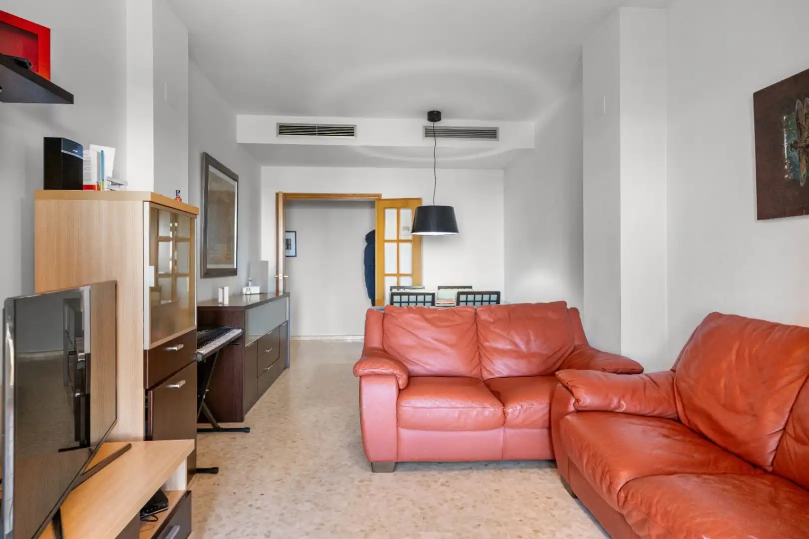 Wohnzimmer von Wohnungen zum Verkauf in Paterna mit Klimaanlage, Heizung und Terrasse