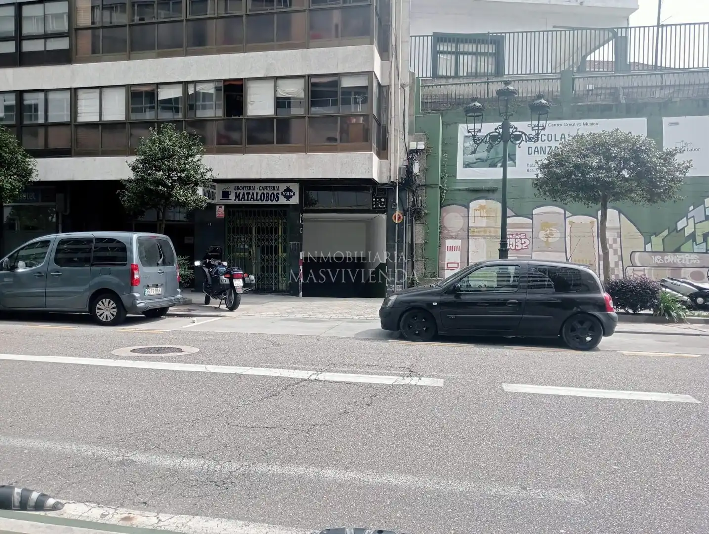 Vista exterior de Garaje de alquiler en Vigo 