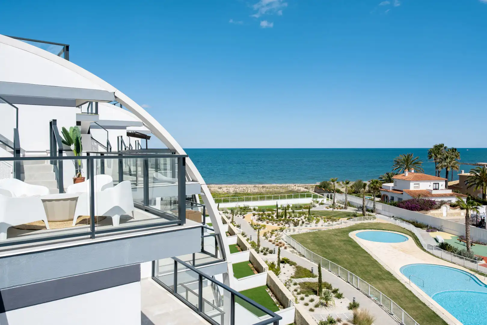 Terraza de Apartamento en venta en Dénia