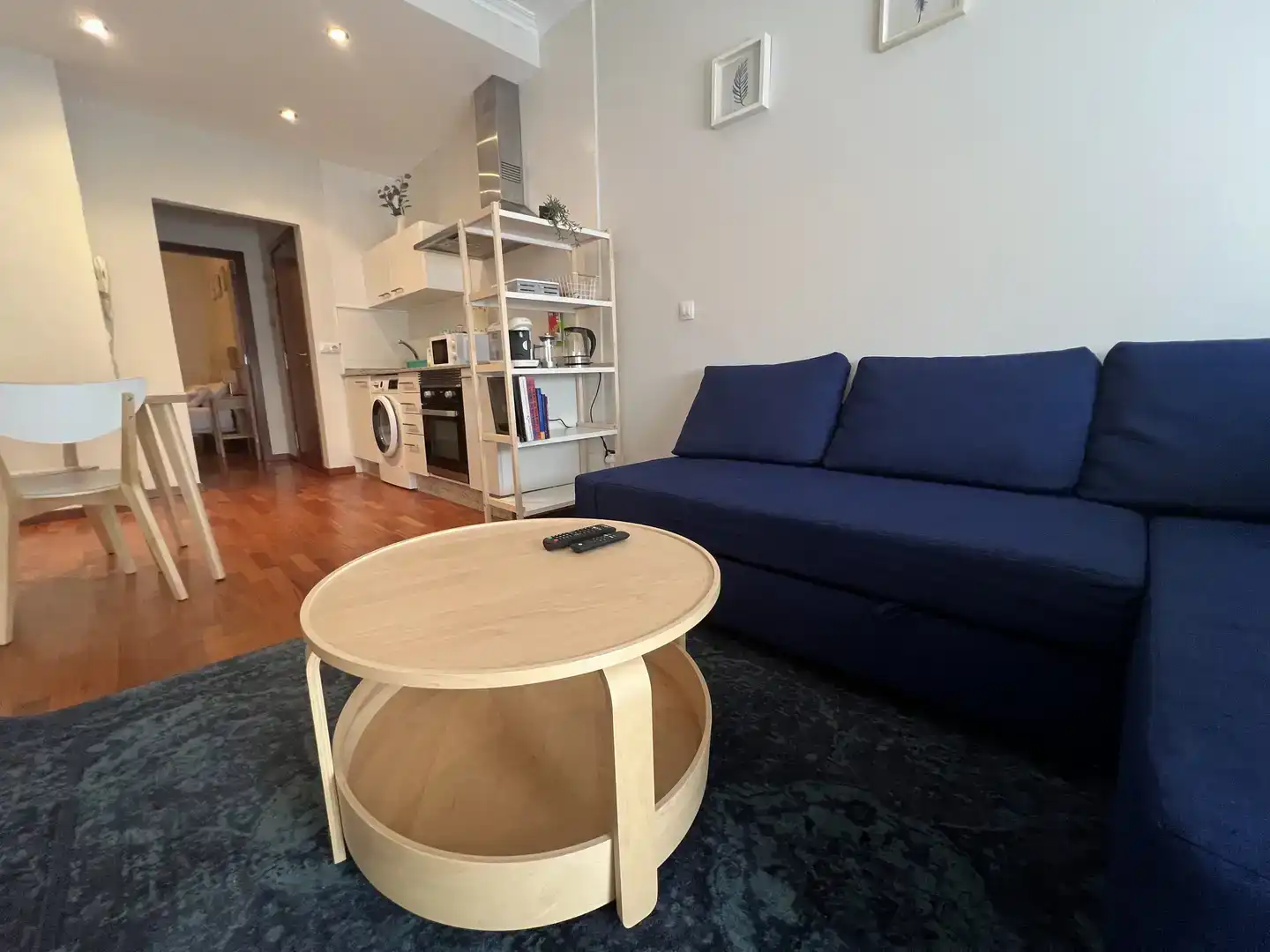Sala de estar de Apartamento en venta en Redondela con Parquet y Amueblado
