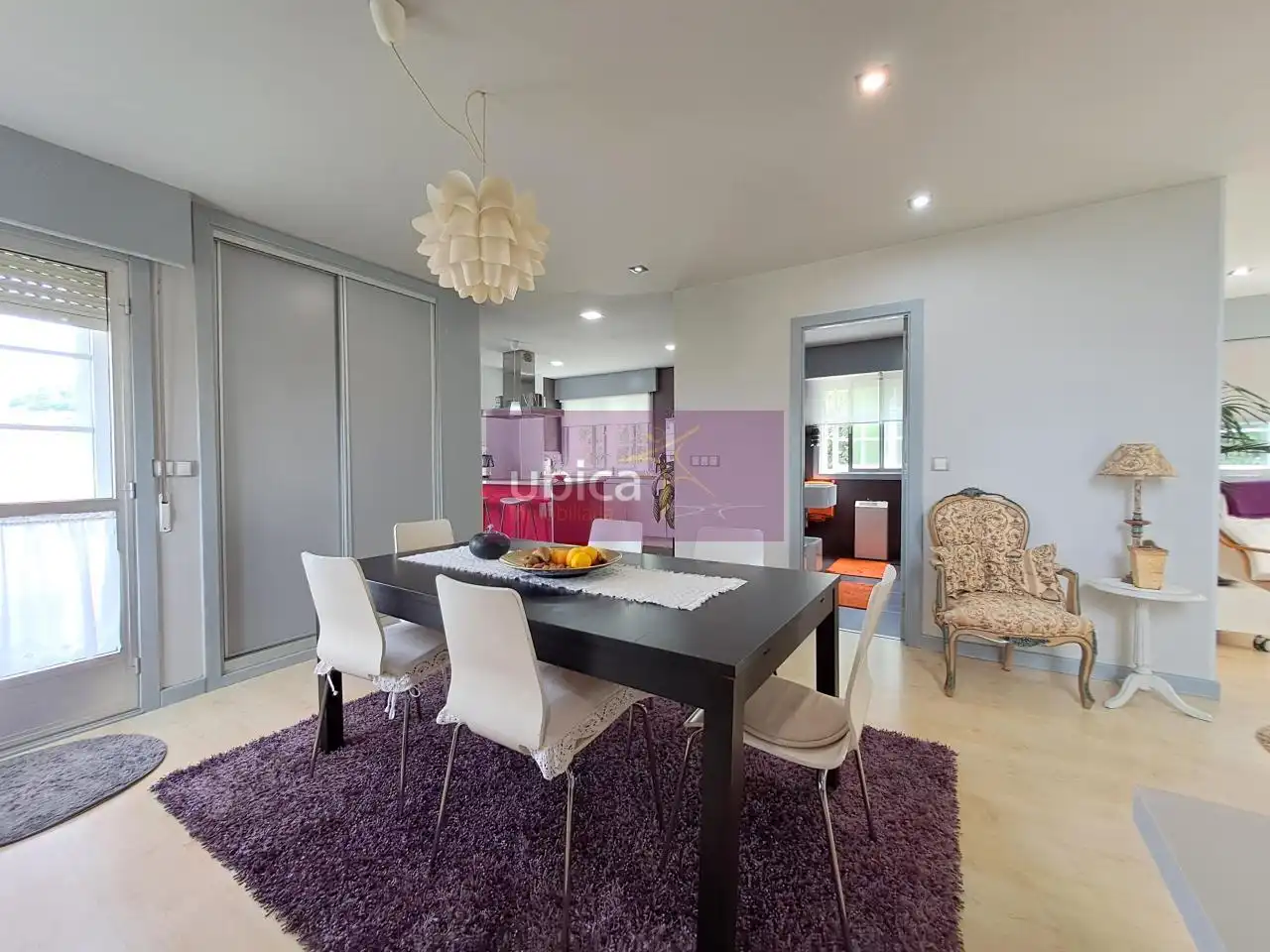 Dining room of Houses for sale in Vigo   with Heating, Private garden and Terrace