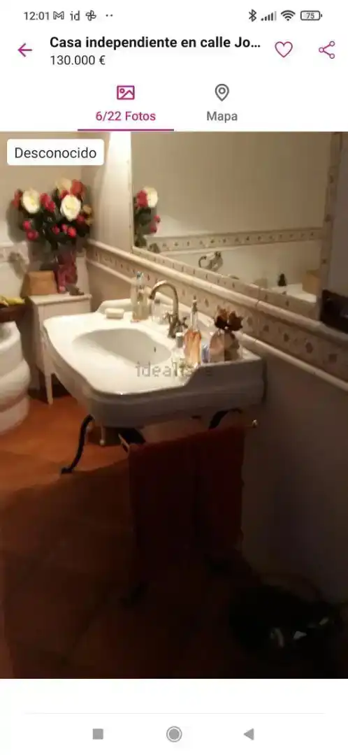 Baño de Casa o chalet en venta en Almendral con Jardín privado, Trastero y Horno