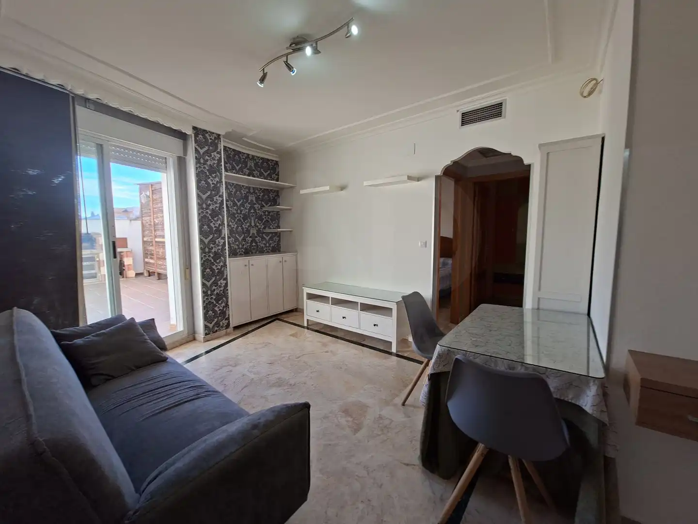 Living room of Flat for sale in Armilla  with Air Conditioner and Terrace