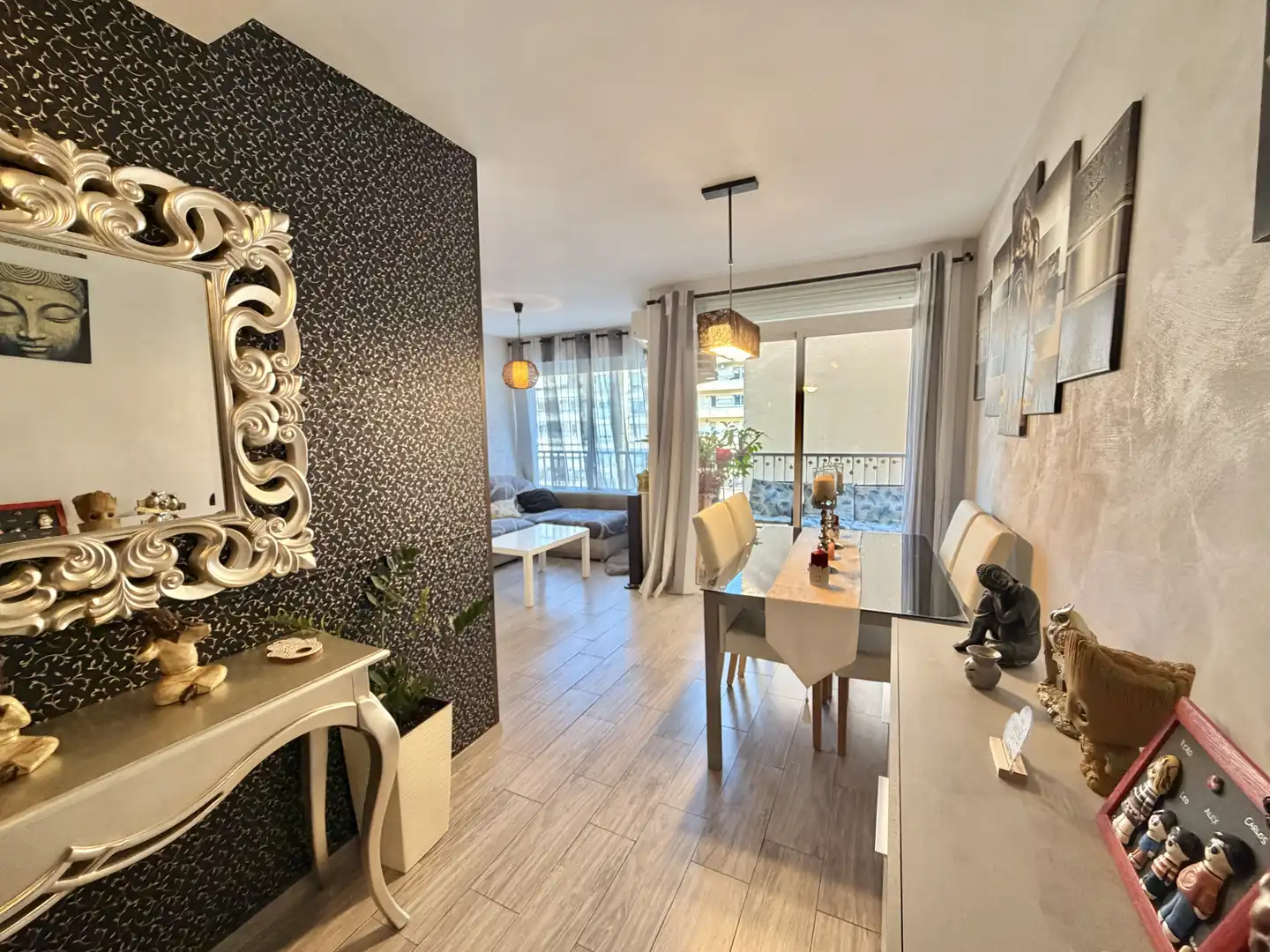 Sala de estar de Piso en venta en Vilanova i la Geltrú con Calefacción