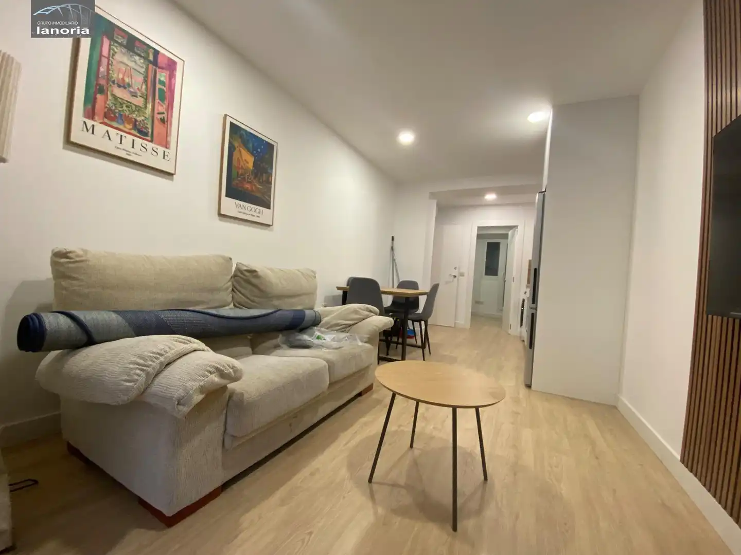 Sala d'estar de Apartament de lloguer en Albacete amb Aire condicionat, Calefacció i Moblat