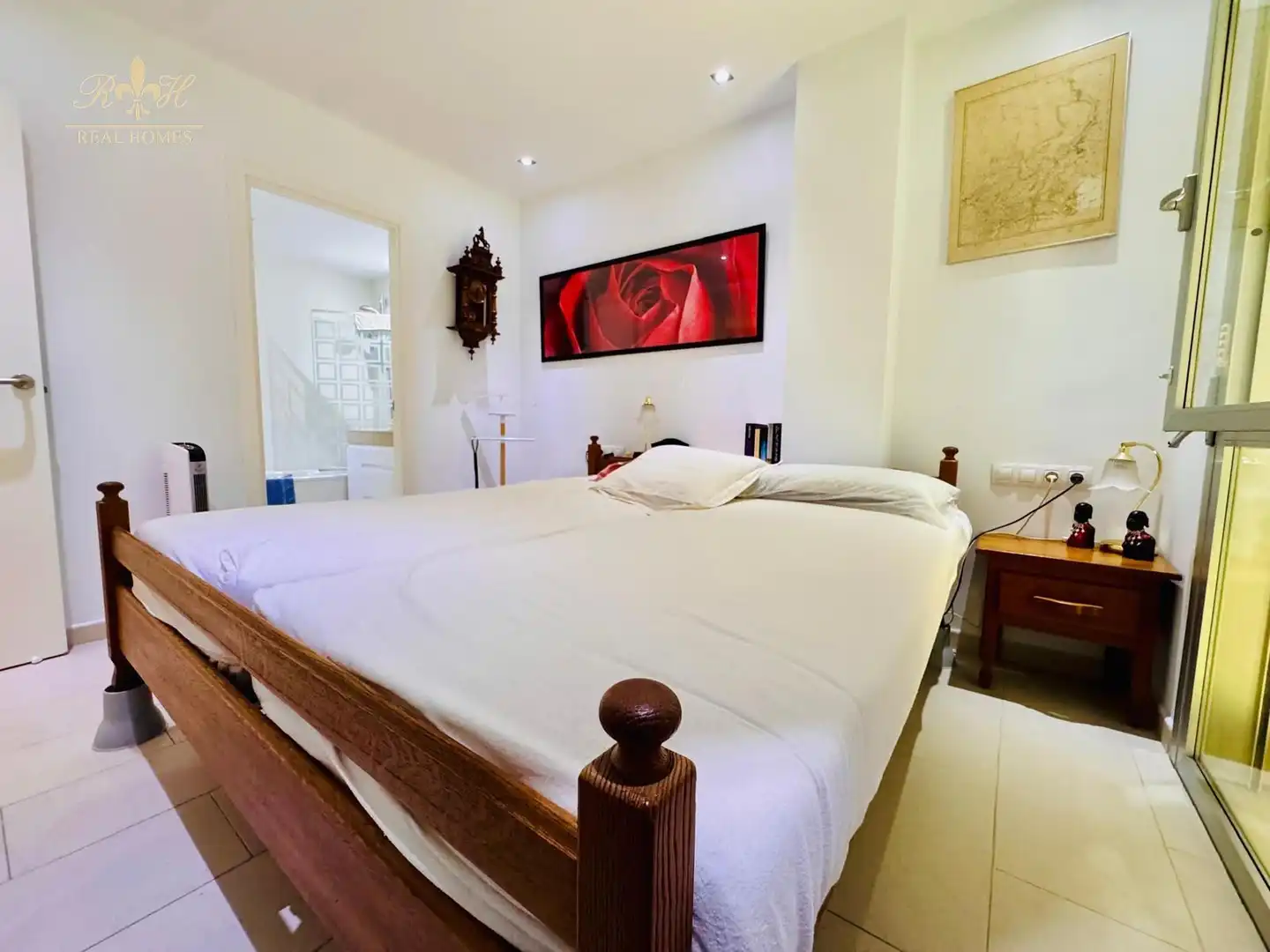Bedroom of Flat for rent in Altea  with Air Conditioner, Swimming Pool and Community pool