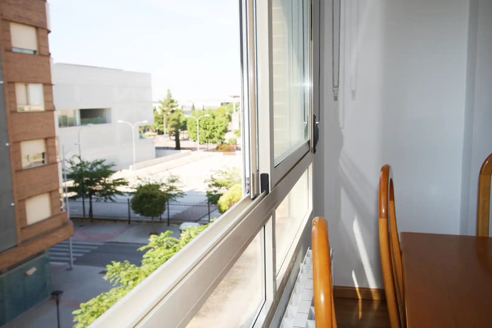 Terraza de Piso en venta en Albacete con Calefacción, Parquet y Amueblado