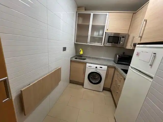 Cocina de Apartamento de alquiler en Murcia con Aire acondicionado, Calefacción y Amueblado