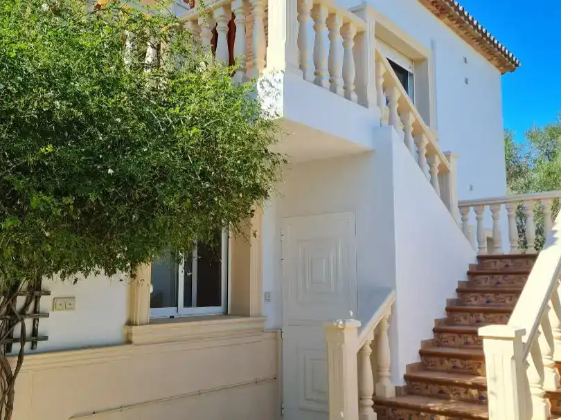 Vista exterior de Finca rústica en venta en Pedreguer con Aire acondicionado, Jardín privado y Balcón