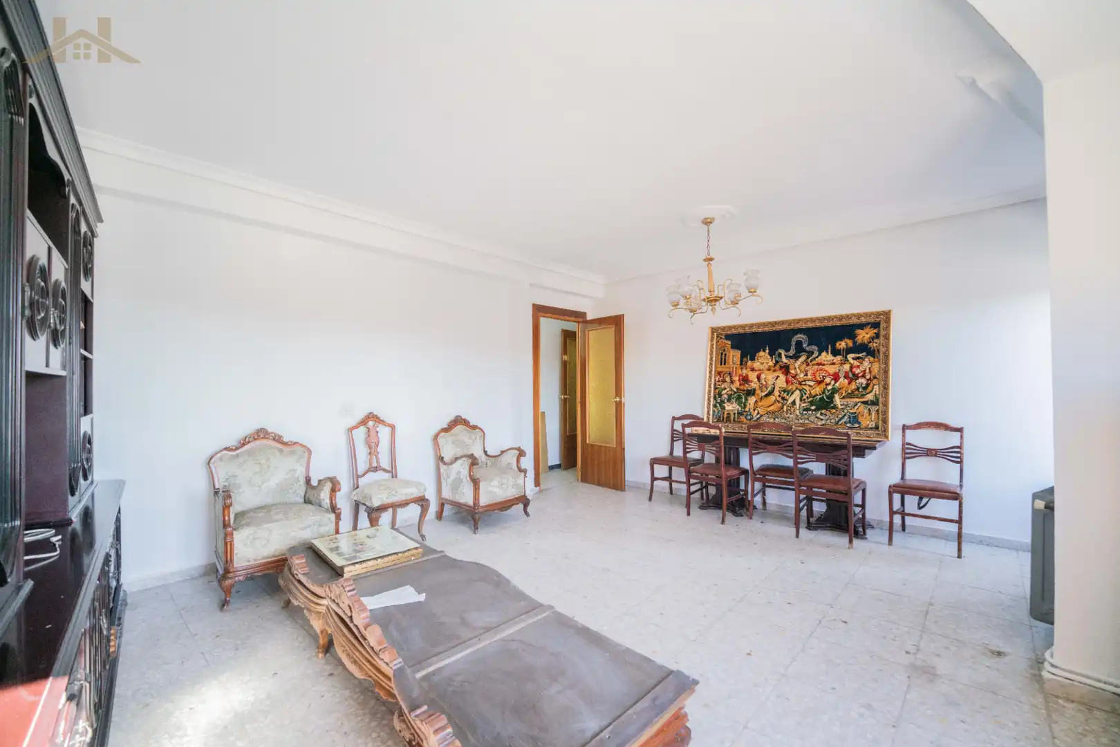 Sala de estar de Dúplex en venta en Almorox con Calefacción, Terraza y Amueblado