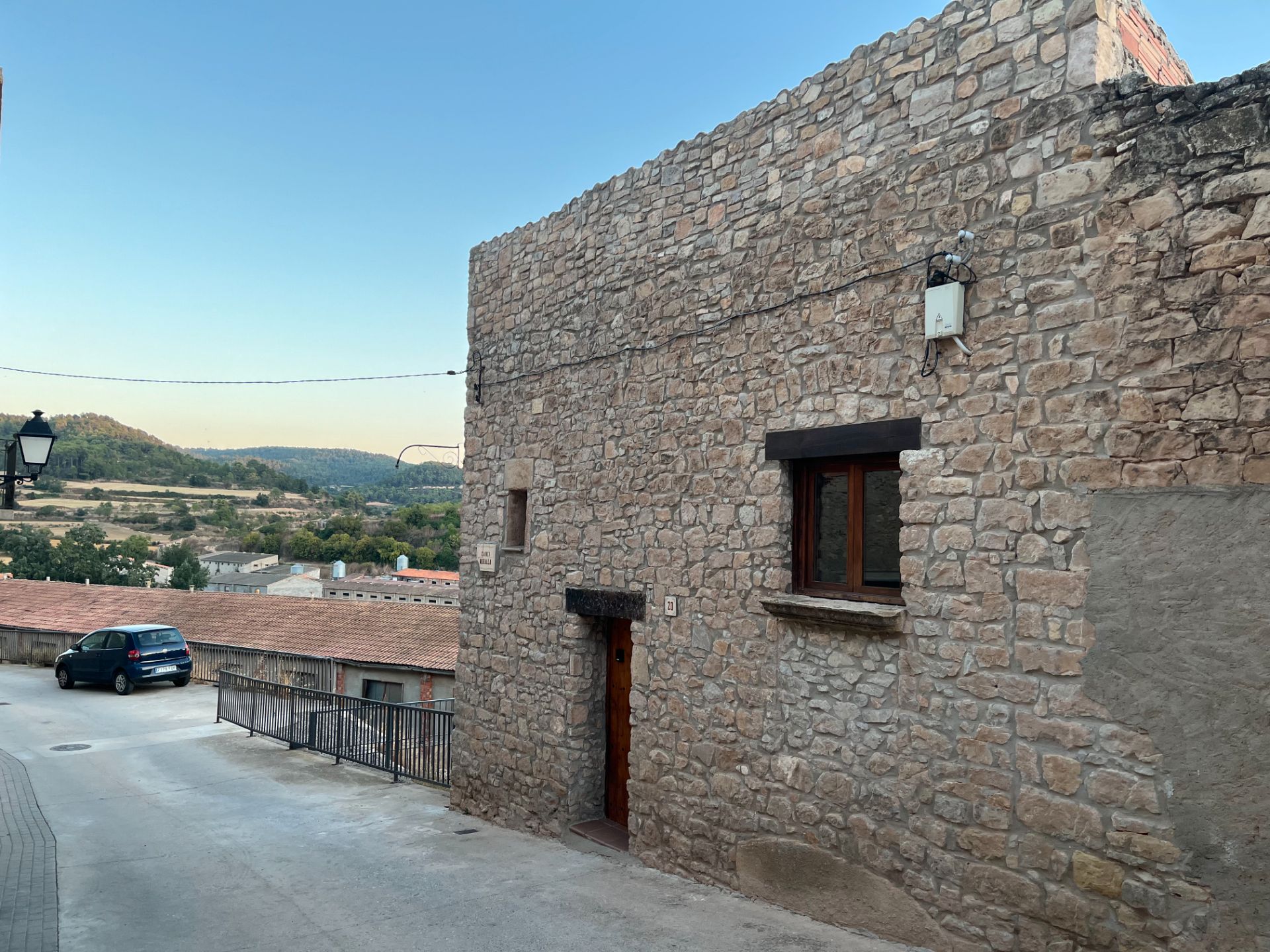 Exterior view of Country house to rent in Els Omells de na Gaia  with Furnished, Oven and Microwave