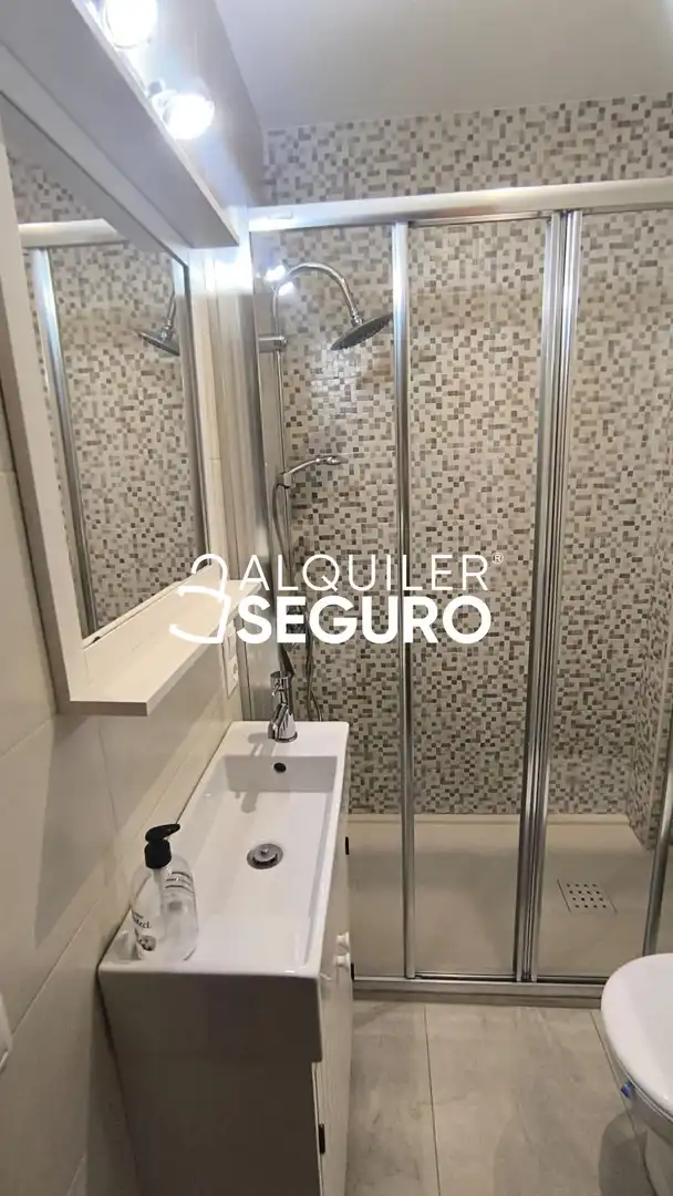 Bathroom of Flat for rent in Sevilla  with Air Conditioner and Furnished