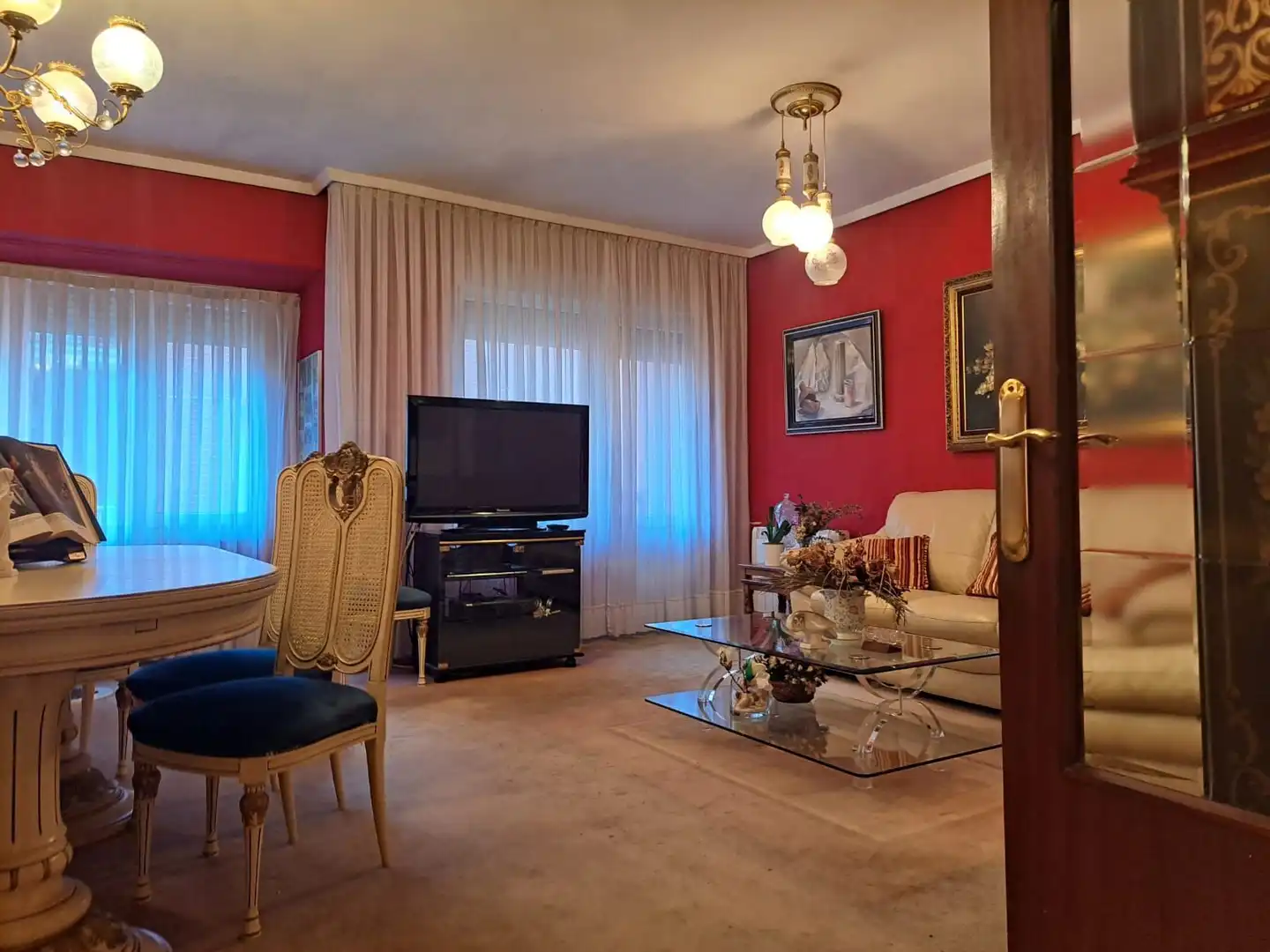 Sala de estar de Piso en venta en Getxo  con Calefacción y Terraza