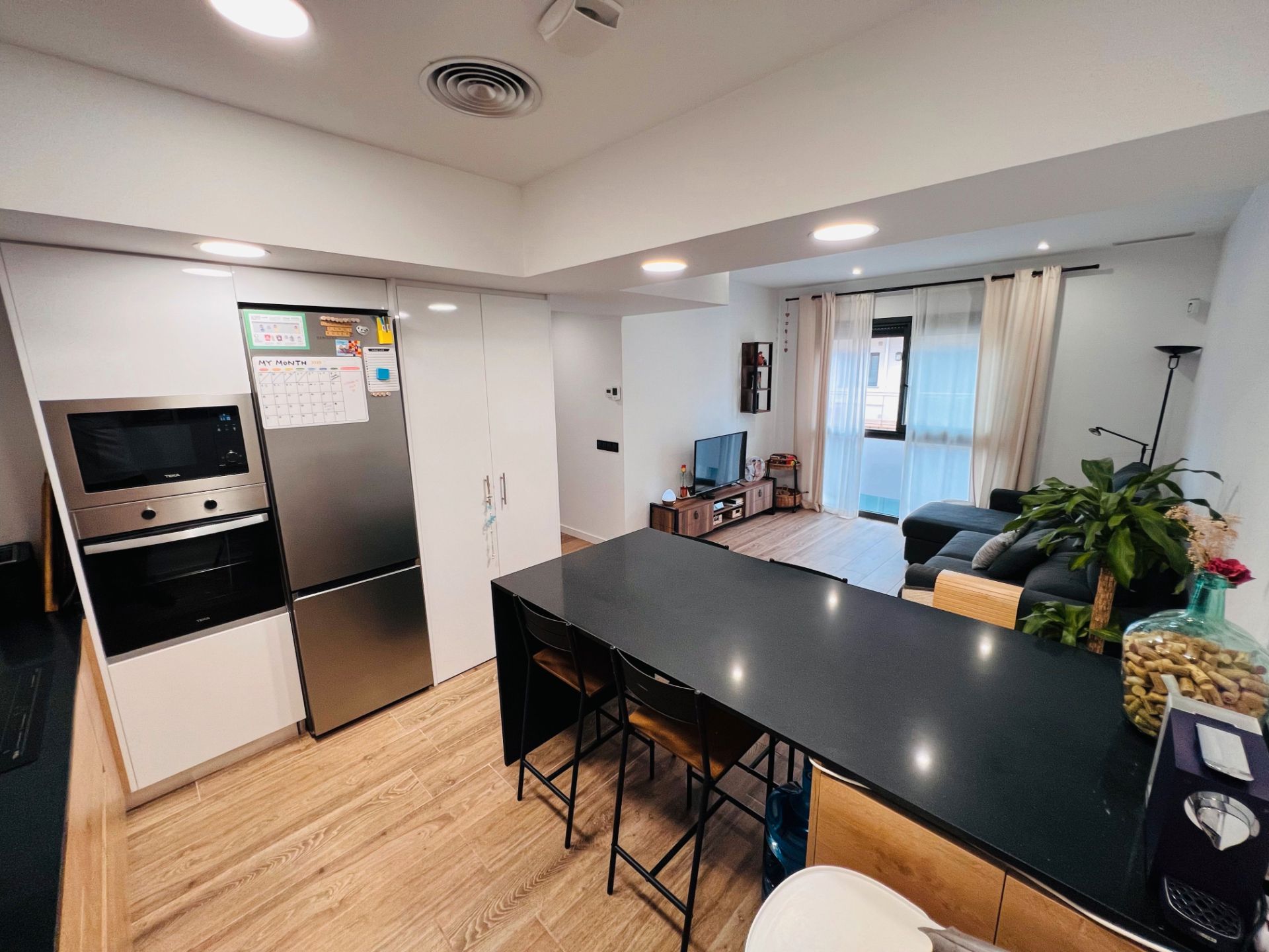 Kitchen of Flat for sale in Cardedeu  with Air Conditioner, Heating and Community pool
