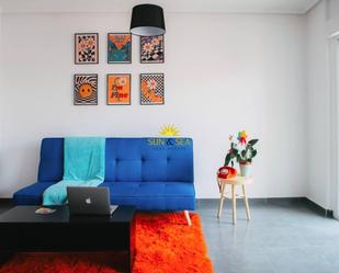 Living room of Apartment to rent in Elche / Elx  with Heating, Terrace and Furnished