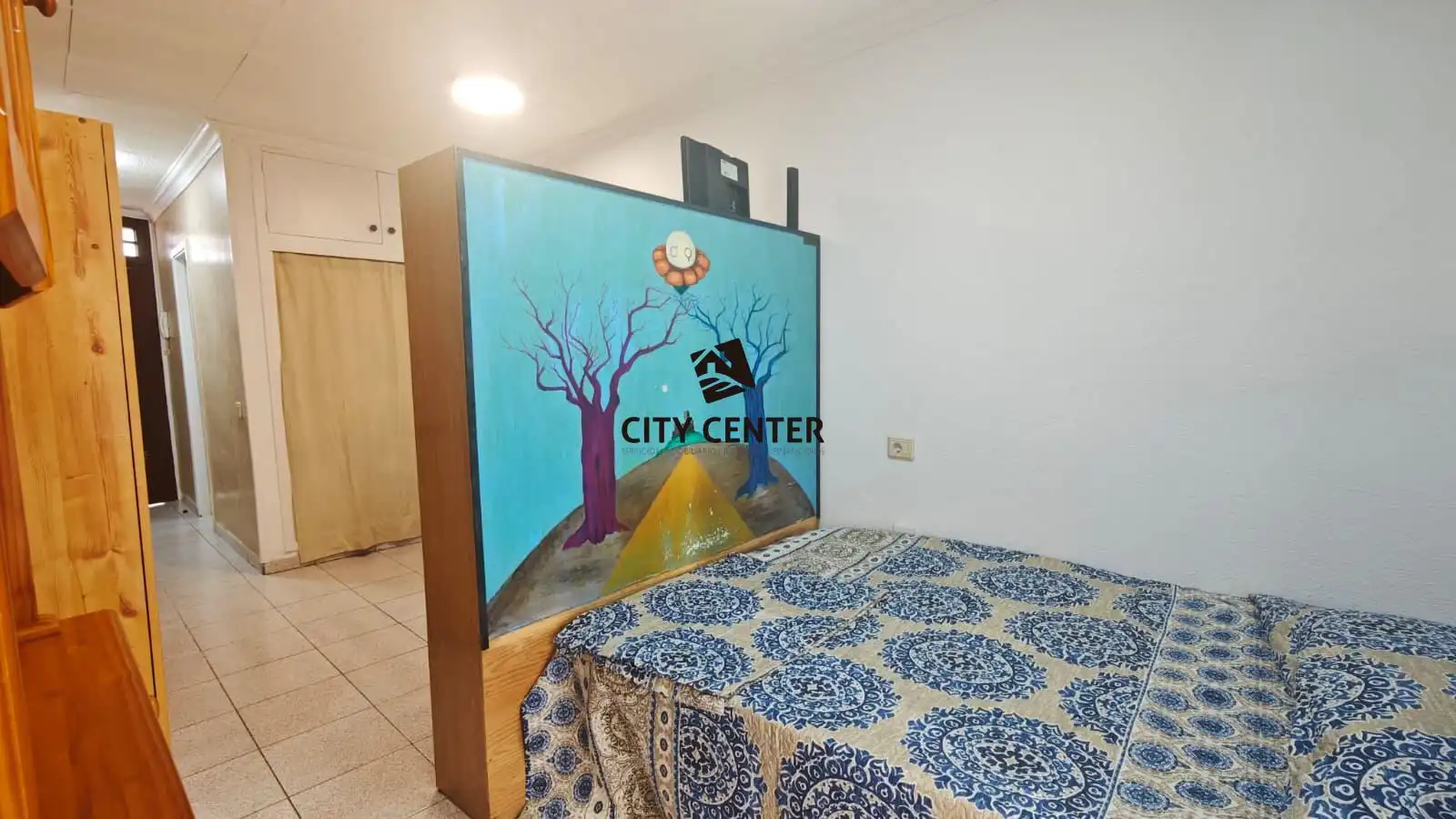 Schlafzimmer von Wohnung zur Miete in Puerto de la Cruz mit Möbliert und Balkon