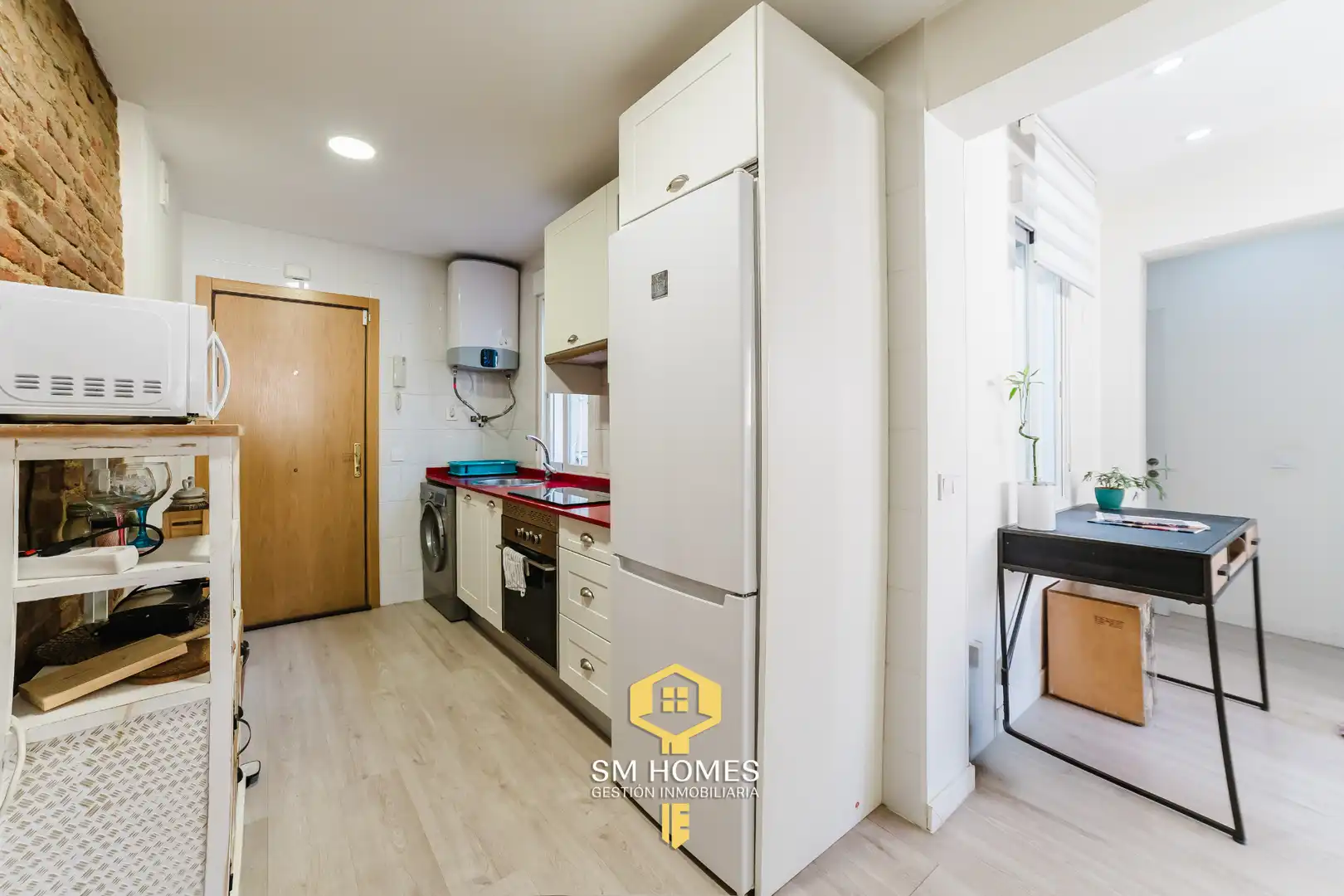 Kitchen of Flat for sale in Madrid  with Heating, Terrace and Furnished