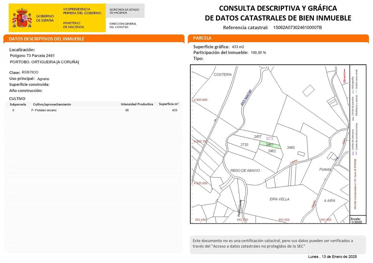 Casa rústica amb jardí en venda a Lugar Portobo 1, imagen 27