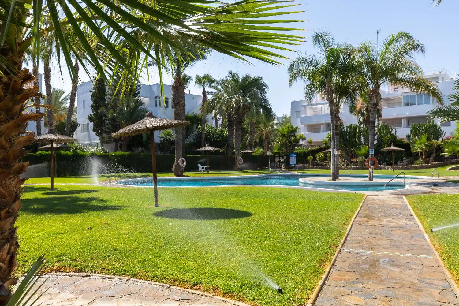 Swimming pool of Apartments for rent in Vera  with Air Conditioner, Heating and Terrace