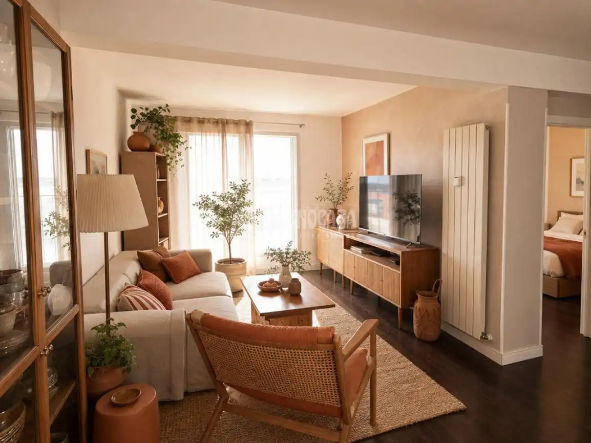 Living room of Attic for sale in Madrid  with Air Conditioner, Heating and Terrace