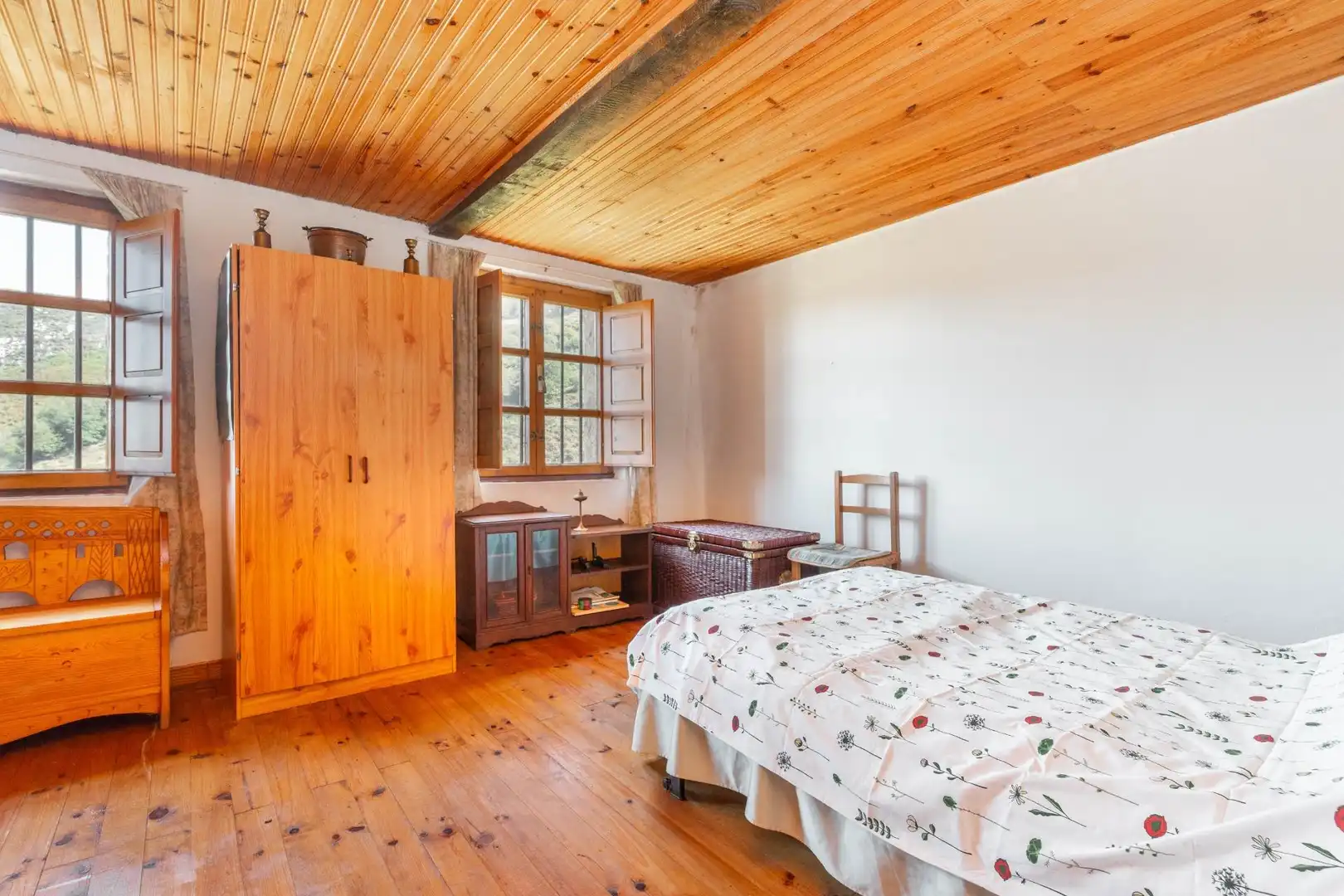 Bedroom of Houses for sale in Bimenes  with Heating, Private garden and Terrace
