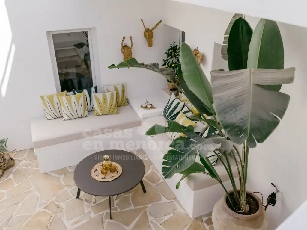 Terraza de Casa o chalet en venta en Es Castell con Aire acondicionado, Calefacción y Jardín privado